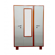 3 Door Domestic Cupboard with Mirror & Locker | 19x47x78 | 65kg |